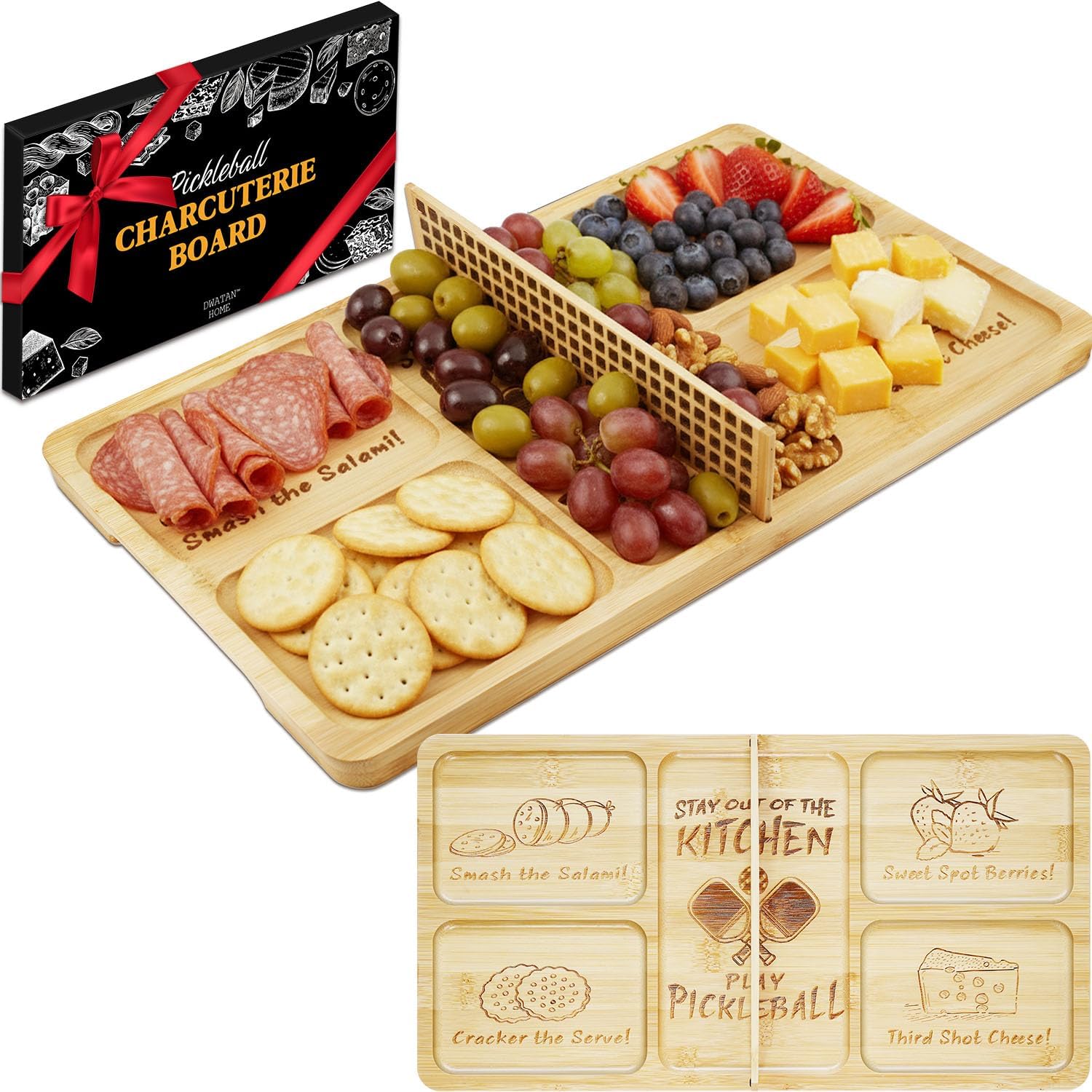Pickleball charcuterie board gift idea Florida