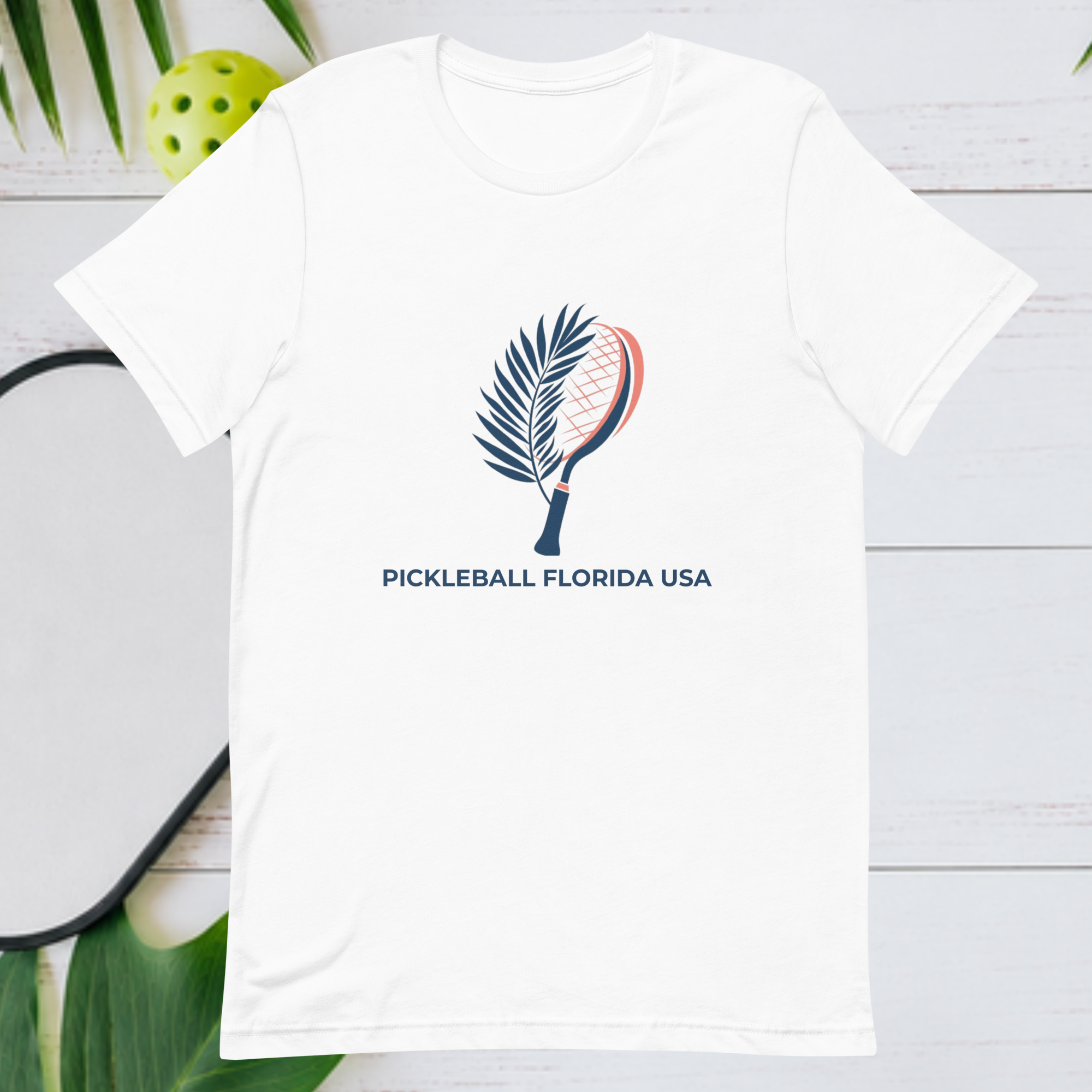 Palm Paddle Tee White